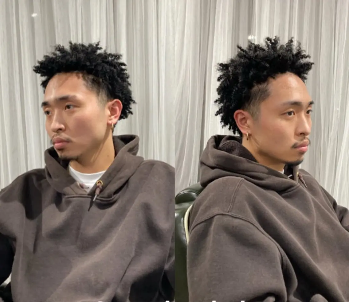 新生活応援ミニモ割🉐メンズ人気NO.1😎🔥スパイキーアフロパーマ🪮(カット込み)の写真
