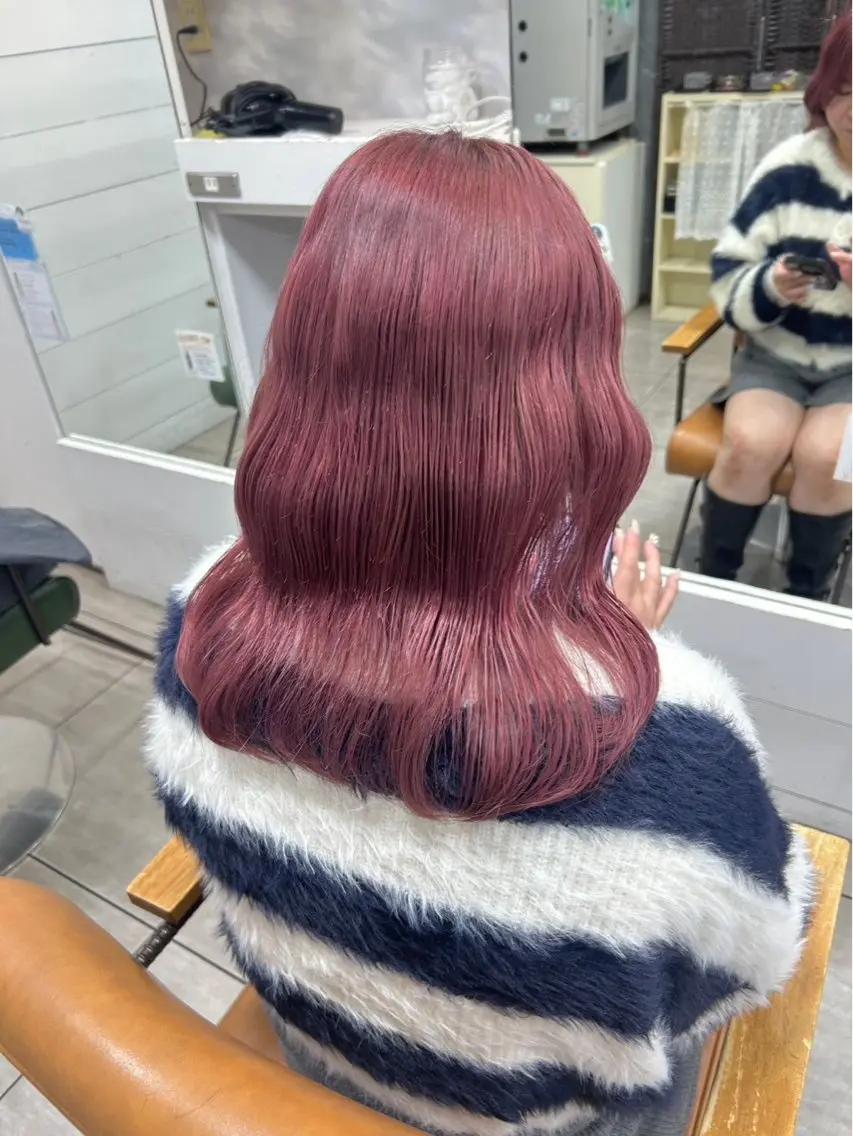 セミロング カラー ヘアカラー 本尾 空大のヘアスタイル