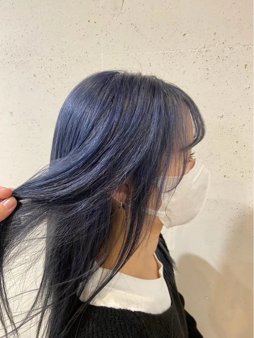 ロング カラー ブリーチなしWカラー 🌷宮部楓奈のヘアスタイル