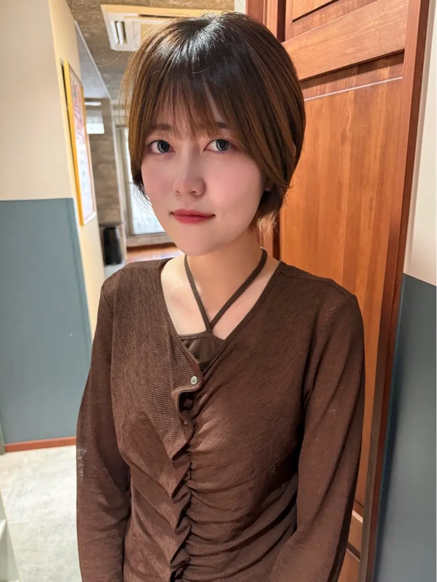 ショート カラー 似合わせカット カット トリートメント mai / linoah˚✧のヘアスタイル