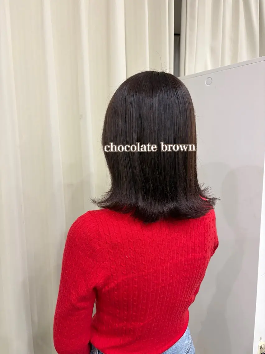 ミディアム カラー ヘアカラー 🍎レイヤー🍎 SAYAのヘアスタイル