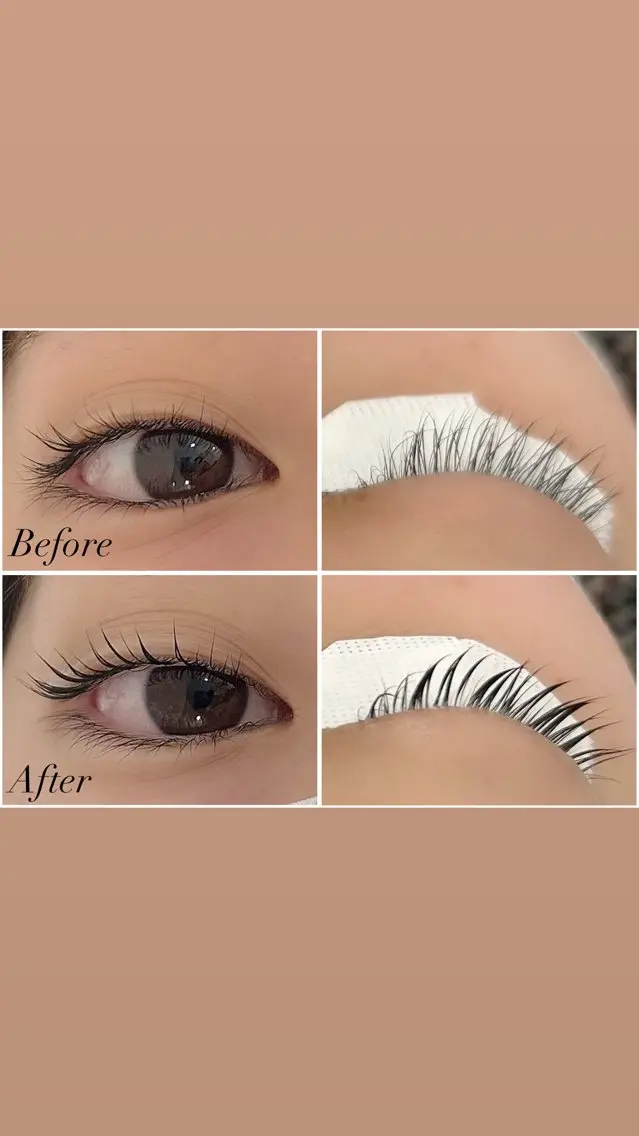マツエク・マツパ パリジェンヌラッシュリフト まつげパーマ Beautyeyel ash京都中央口店のマツエク・マツパデザイン
