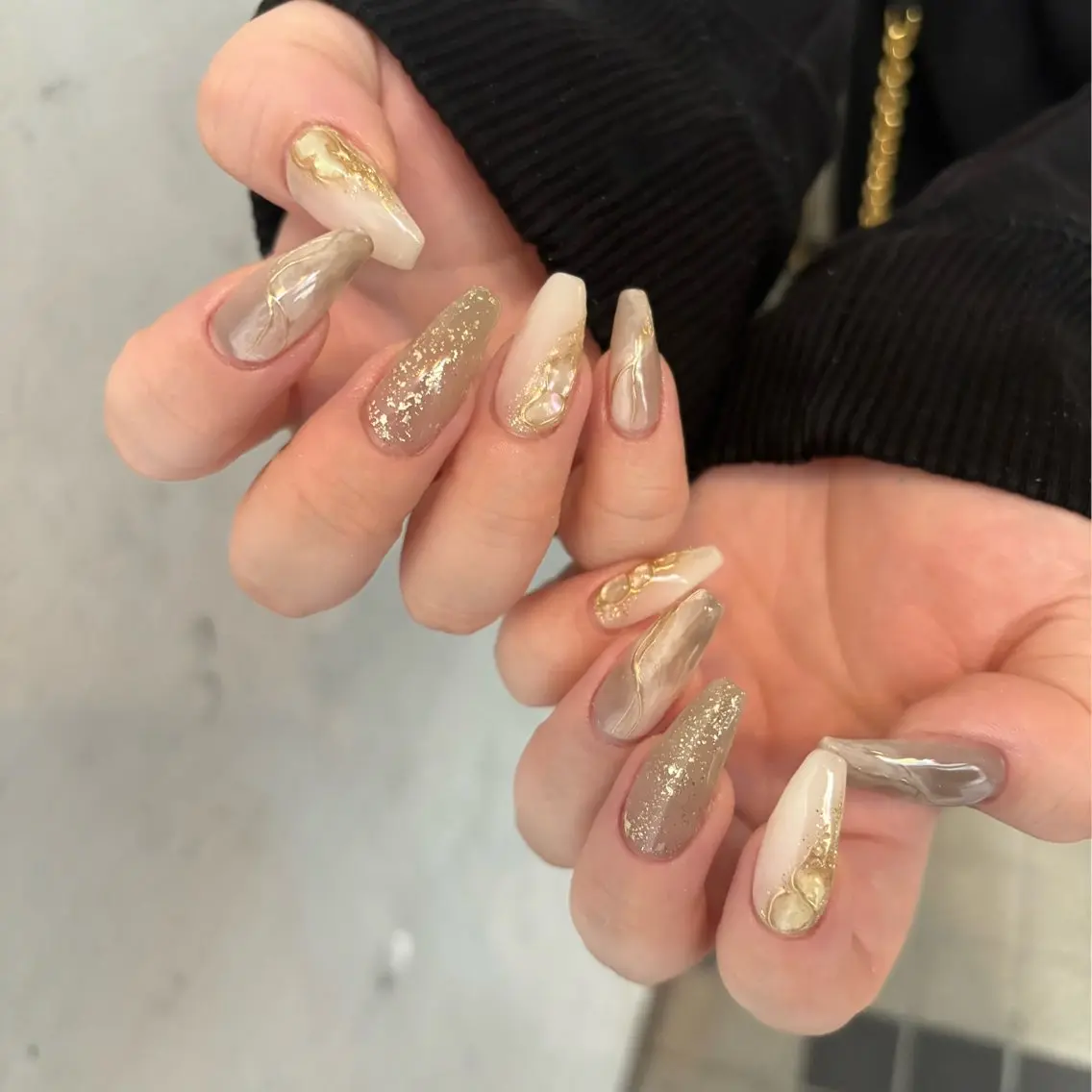 ネイル アートネイル スカルプネイル nail solon joieのネイルデザイン