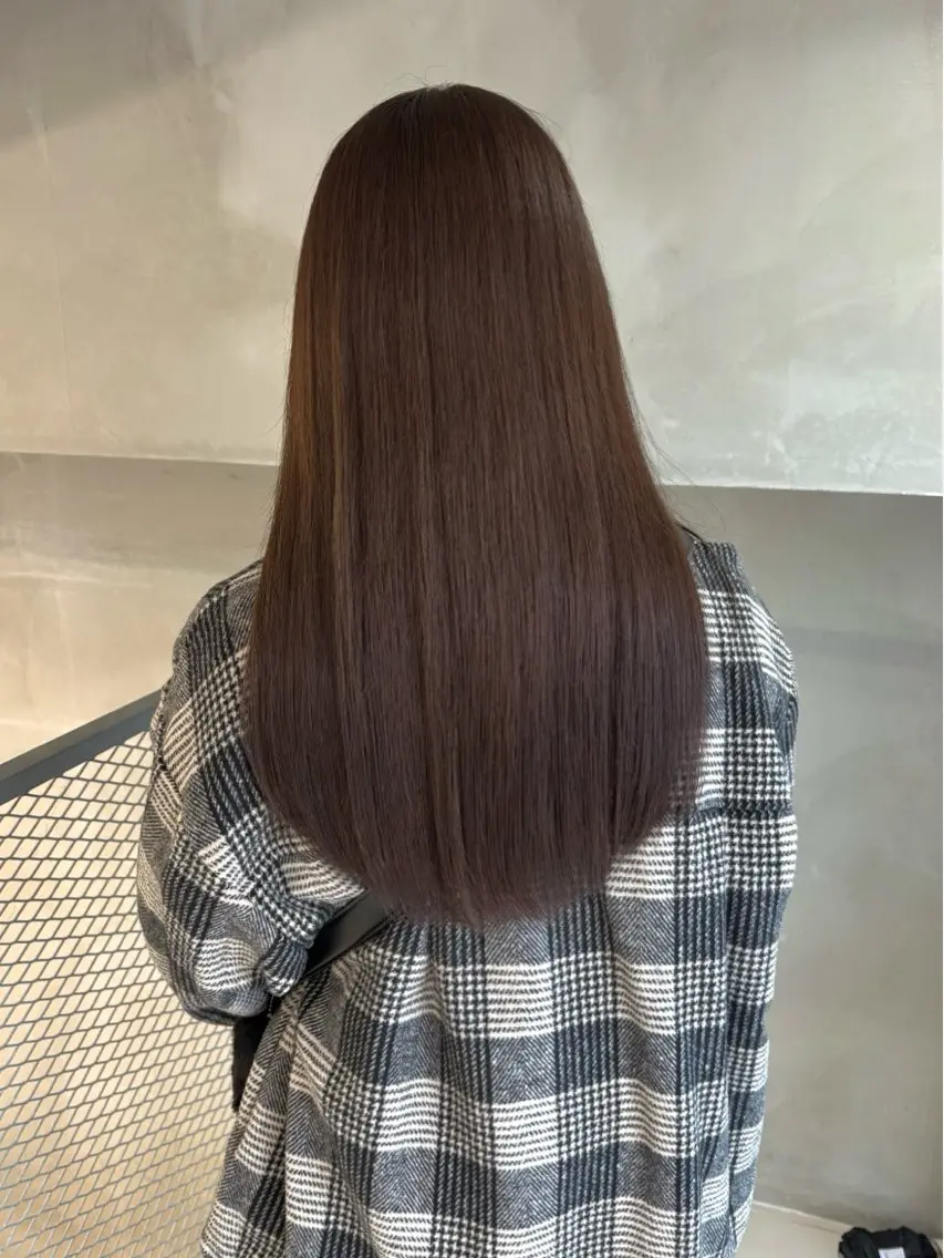 ロング カラー アディクシーカラー ブラウンカラー 透明感カラー カット ヘアカラー トリートメント 透明感カラー🫧 nanohaのヘアスタイル