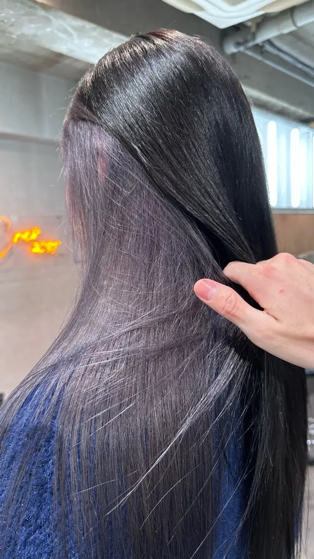 セミロング カラー お洒落カジュアル🍃 まなとのヘアスタイル