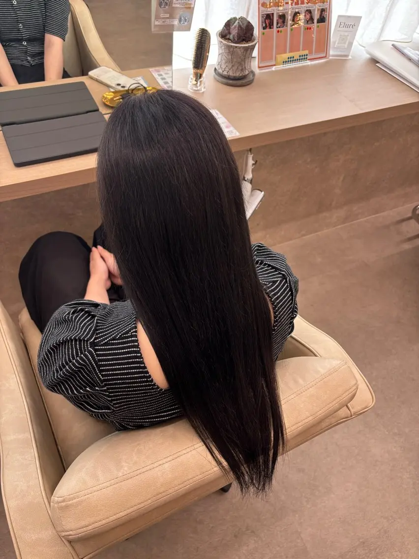 ロング 兼古 望羽のヘアスタイル