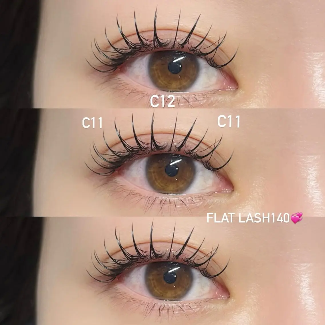 マツエク・マツパ フラットラッシュ 🎀eyelist HARUKA🎀池袋のマツエク・マツパデザイン