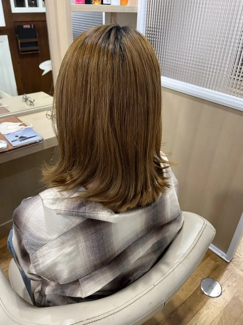 ロング カット トリートメント ヘッドスパ 鈴木 結のヘアスタイル