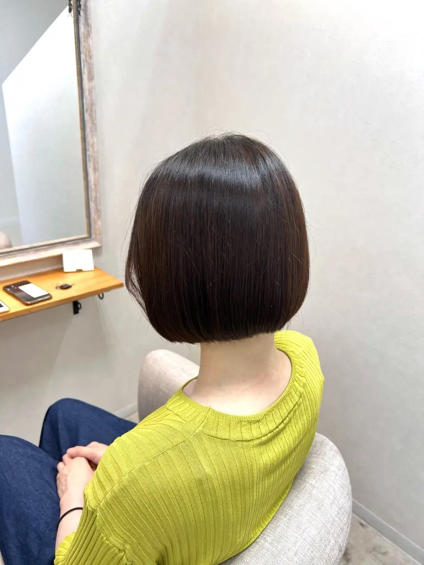 ショート ボブ カット ショート/白髪ぼかし 君和田若菜のヘアスタイル