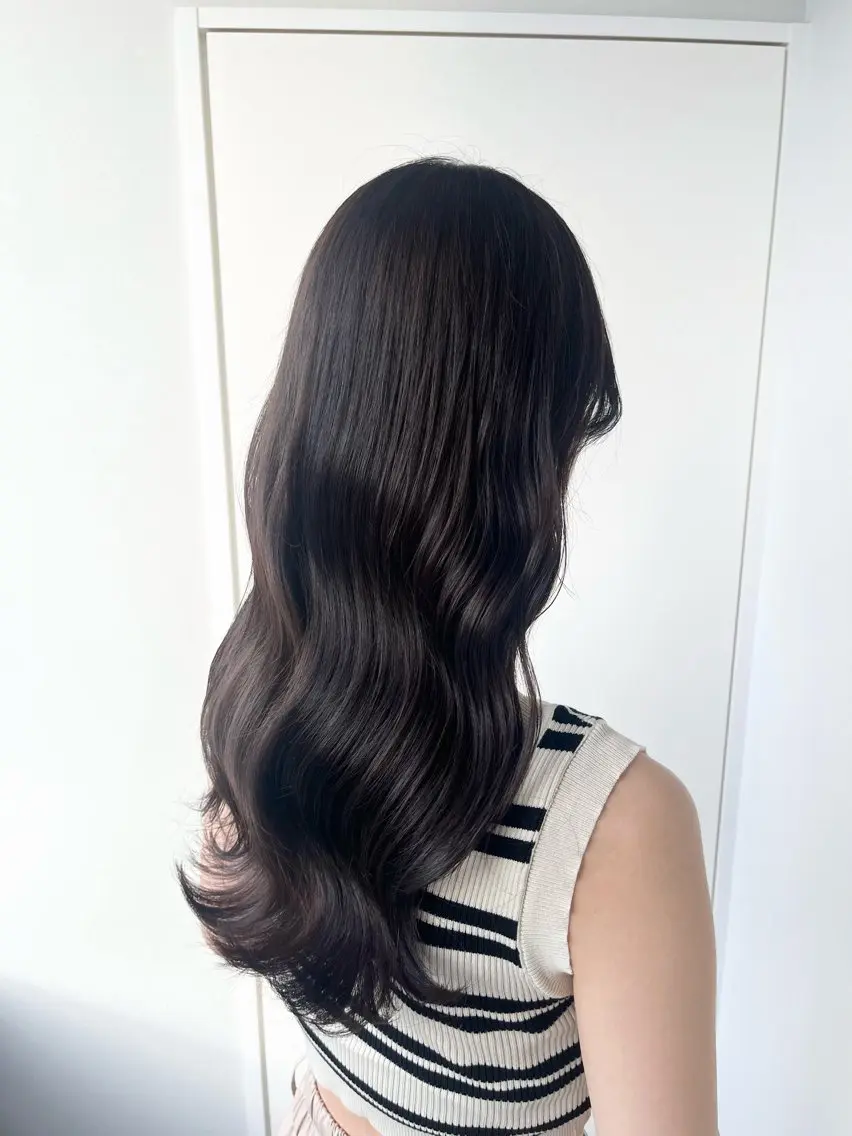 ロング 韓国風style ❤︎　古庄美月のヘアスタイル