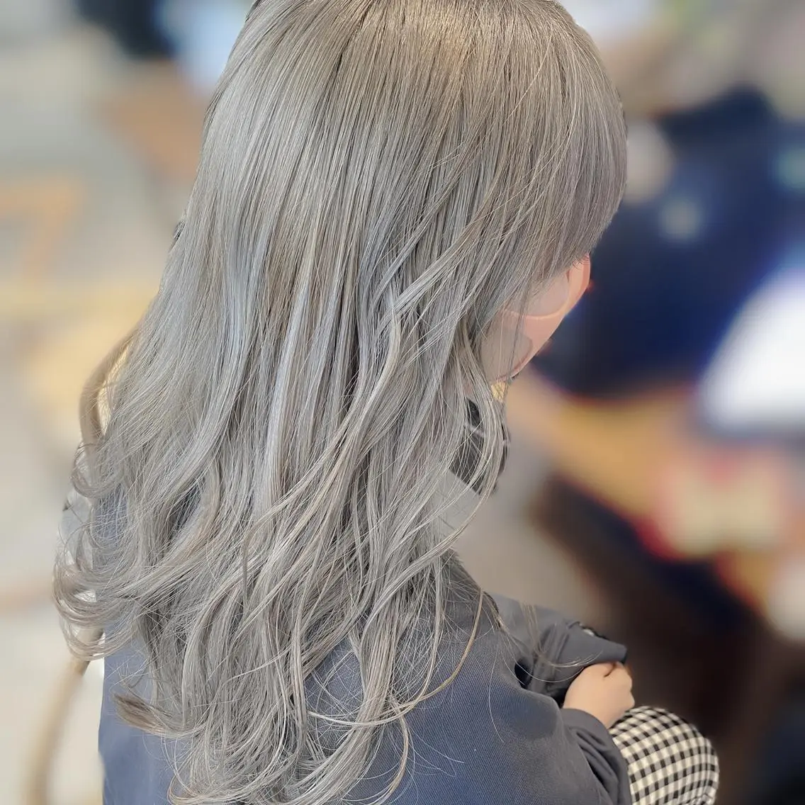 セミロング カラー たぴ。ぱつっとボブ/ つや髪🍒髪質改善のヘアスタイル