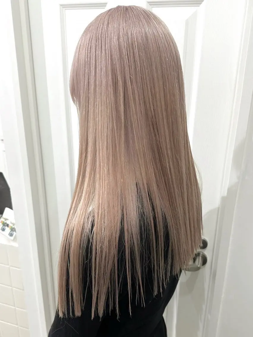 🎀5月限定クーポン🎀大人気カット+ダブルカラー+トリートメント(ブリーチ1回)🎀ミニモ限定の写真
