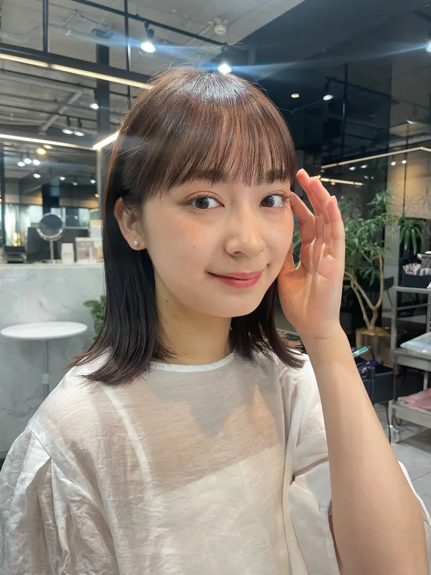 ミディアム 小田 桜のヘアスタイル