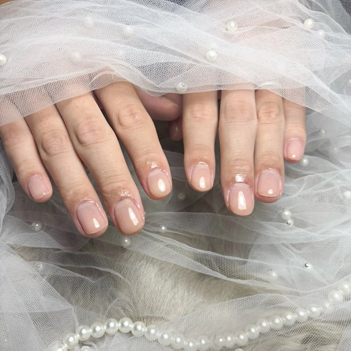 ショート ハンドネイル 堤 愛美のネイルデザイン
