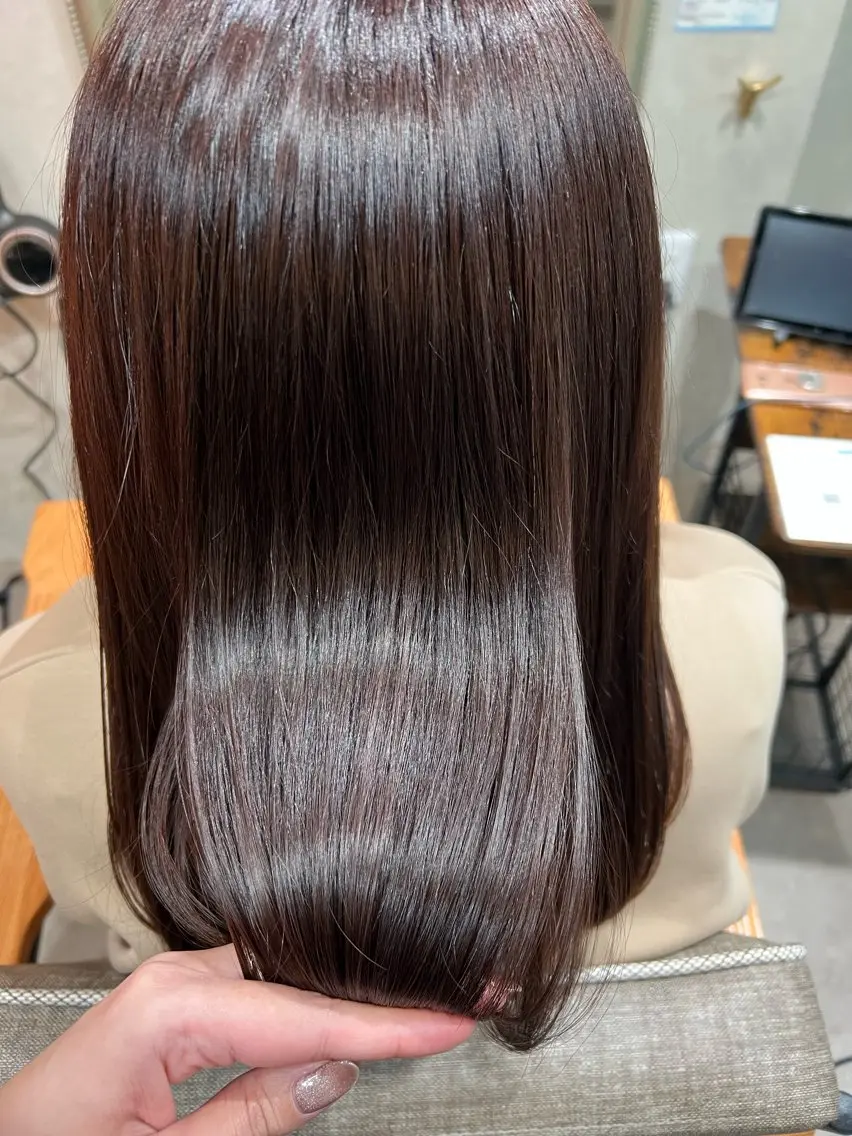 カット＋メテオカラーの写真