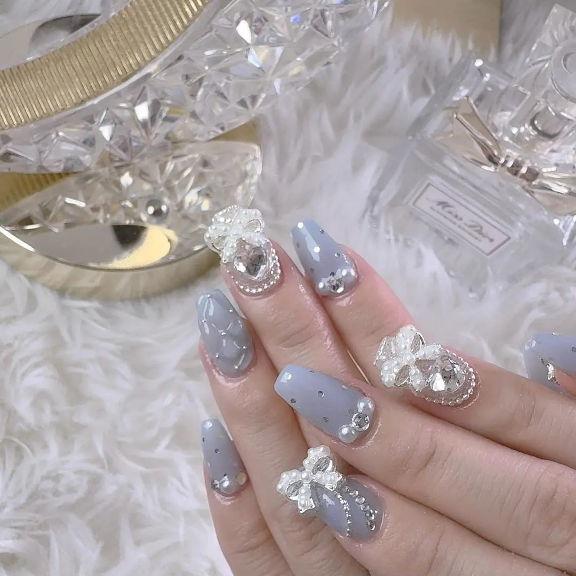 ネイル 渋谷 チップ長さ出し アプレgel-xのネイルデザイン