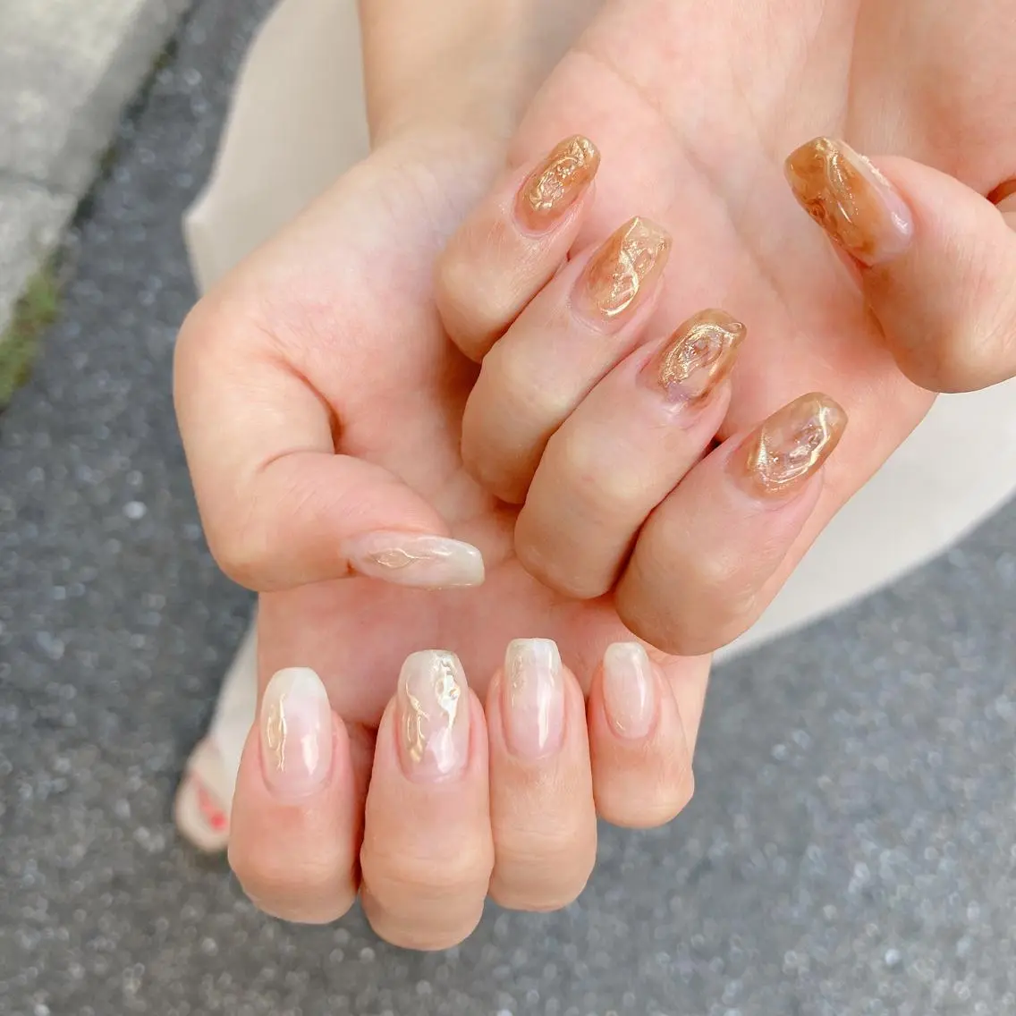 ネイル 地爪育成💅 kanaoanailのネイルデザイン