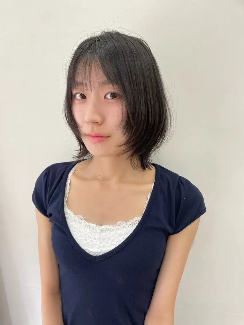 ミディアム カラー パーマ ヘアアレンジ メンズ レイヤーカット カット ヘアカラー トリートメント tatsumi/ボブ ウルフ/レイヤーのヘアスタイル