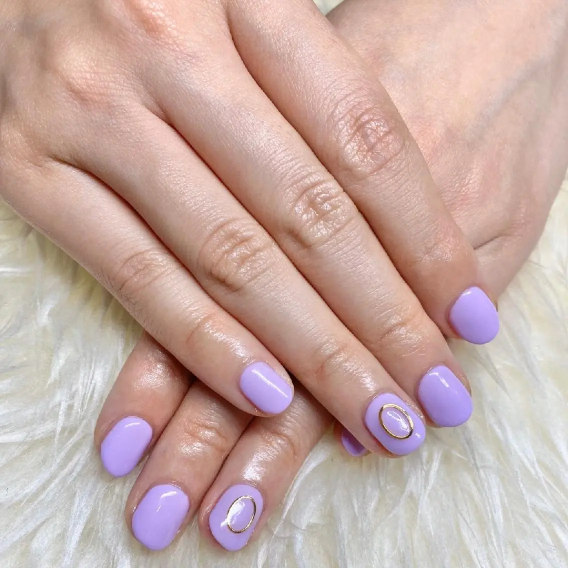 ネイル パープル Nail&eye Belire 新宿のネイルデザイン