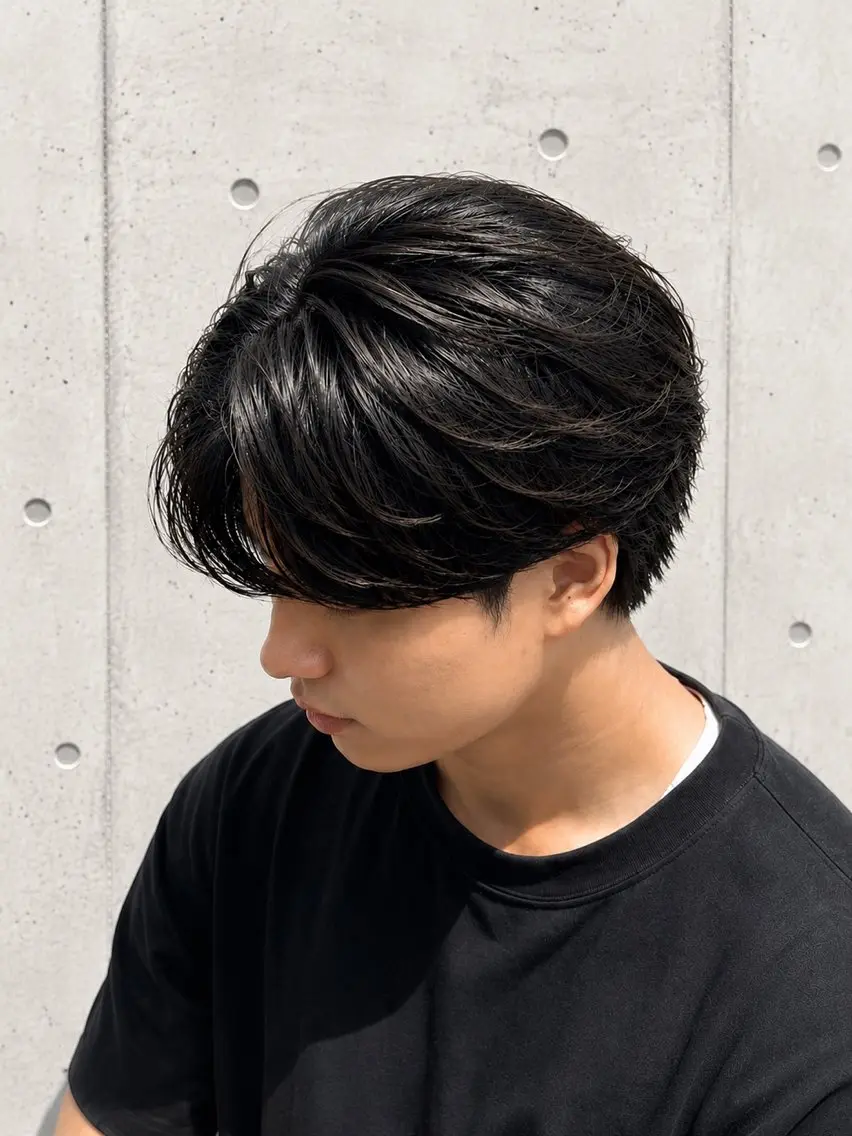 ショート メンズ 縮毛矯正 カット 縮毛矯正 🩵韓国スタイル特化 🩵yuuのヘアスタイル