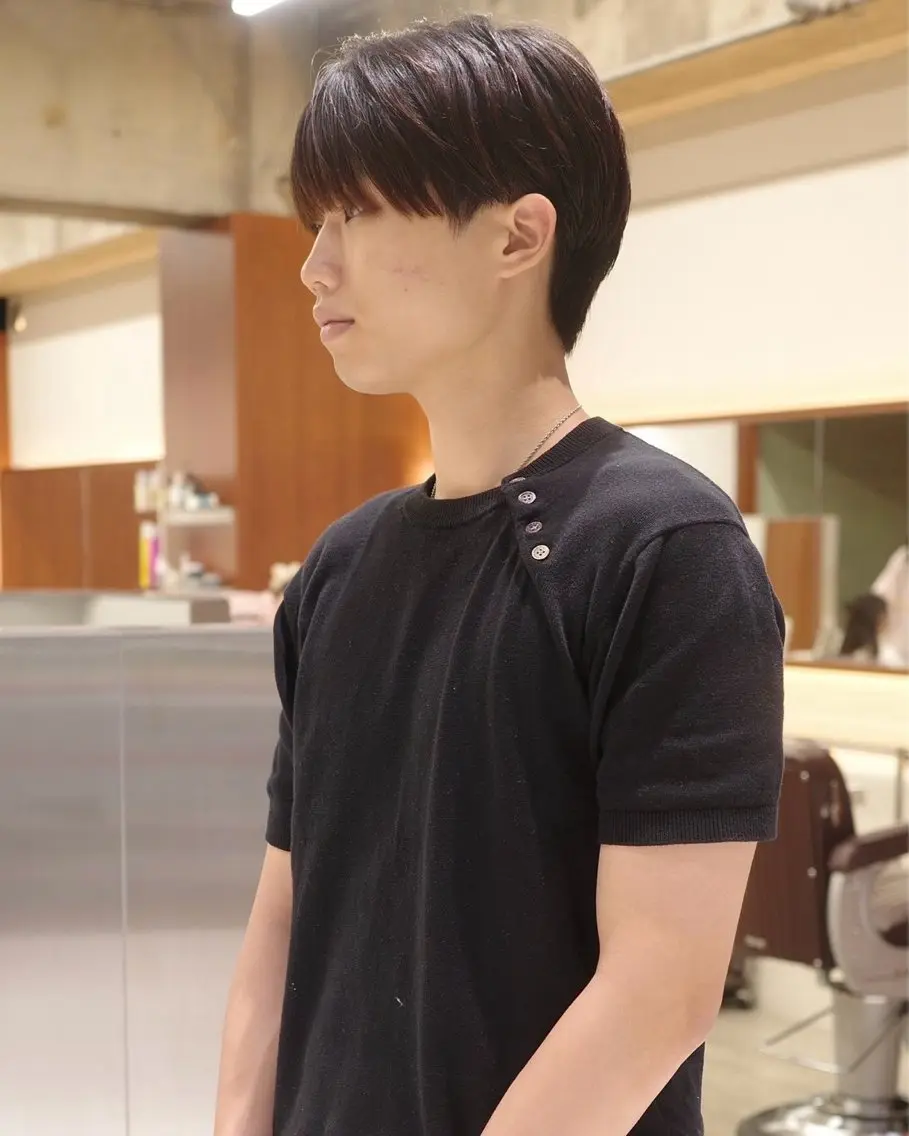 ショート メンズ カット (𝐡)𝐰𝐢𝐦 Nagiのヘアスタイル
