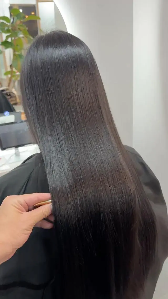 【9/30まで】【💙赤み消し特化💙】透明感カラー+超音波うるツヤトリートメントの写真
