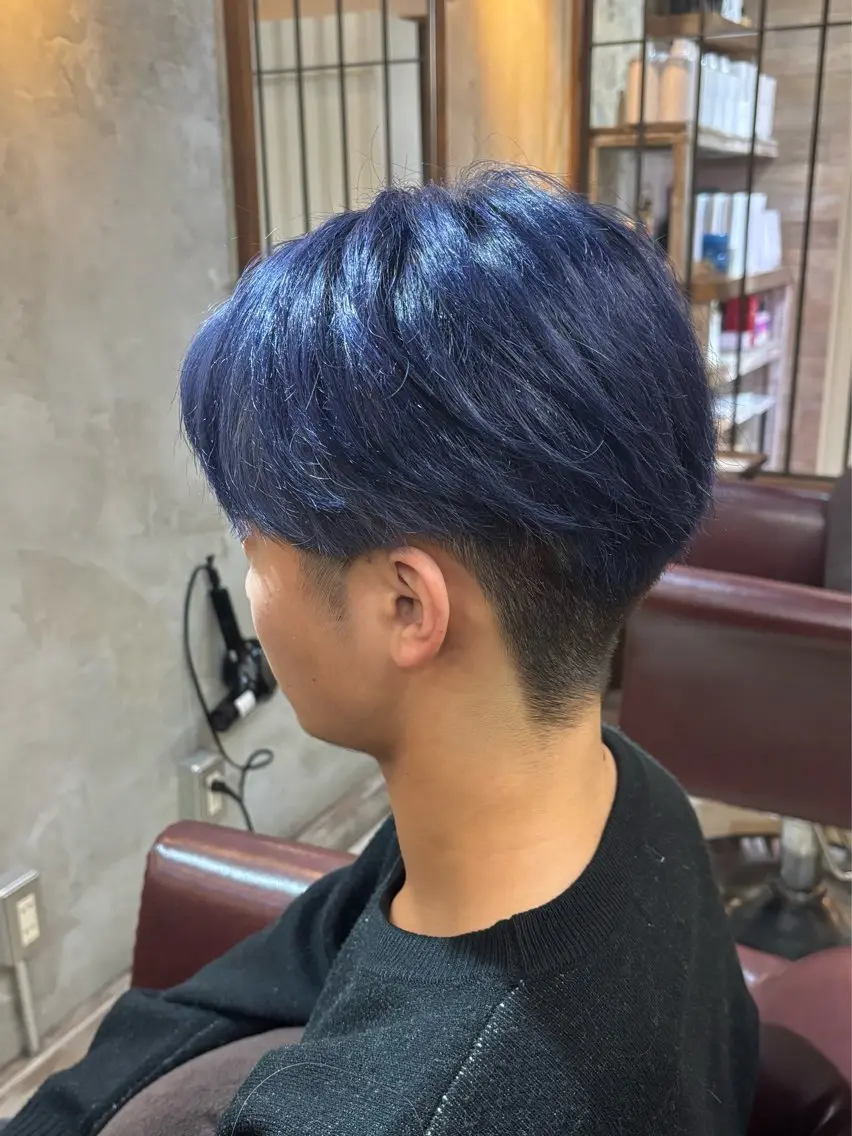カラー メンズ レディースカット モデル✂️中野裕介のヘアスタイル