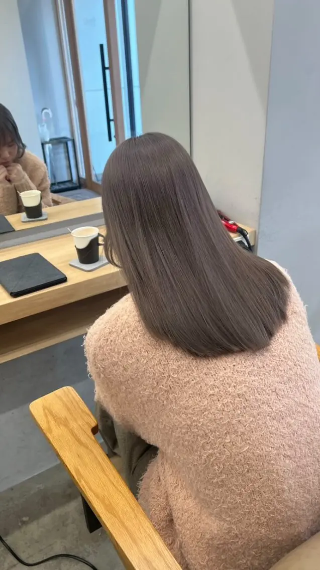 【🌟ご新規の方🌟】ブリーチなしダブルカラー＋ケアカラー+4stepトリートメント🧡¥12,000の写真