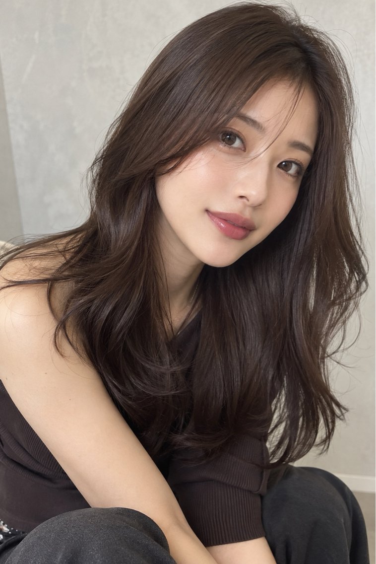 セミロング 髪質改善 レイヤーカット 縮毛矯正 トリートメント 酸性ストレート カット ヘアカラー 縮毛矯正 トリートメント ✨毛髪診断で絶対綺麗 ✨美髪艶髪専門✨高浪のヘアスタイル