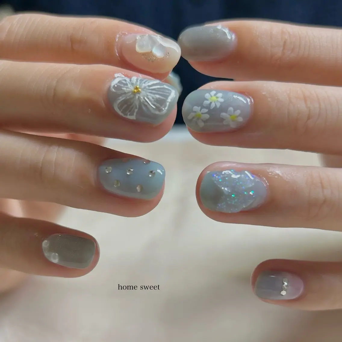 ショート ショートネイル. Home sweetのネイルデザイン