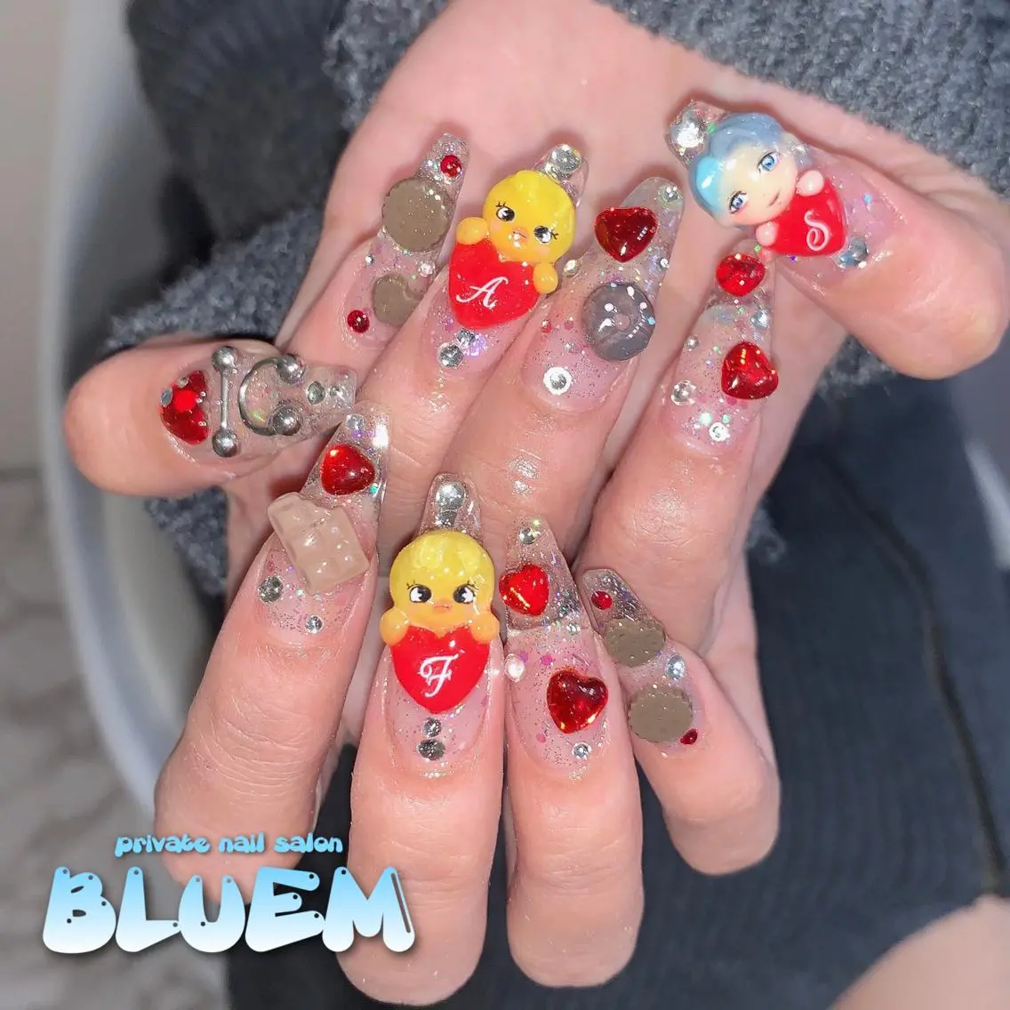 ネイル ハンドネイル BLUEM なな🐶のネイルデザイン