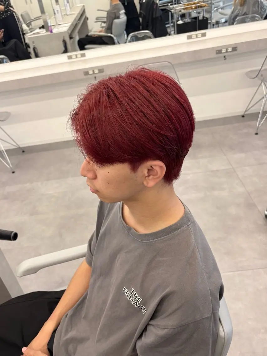 カラー メンズ カット ヘアカラー 🍀透明感ナチュラル カラー🍀じゅんのヘアスタイル