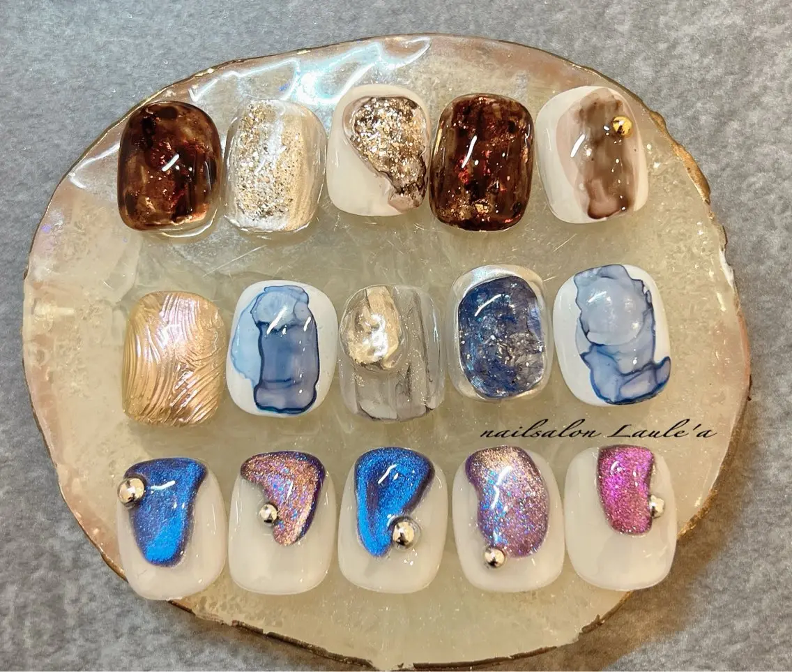 ネイル アートネイル フットネイル nailsalon Laule'aのネイルデザイン