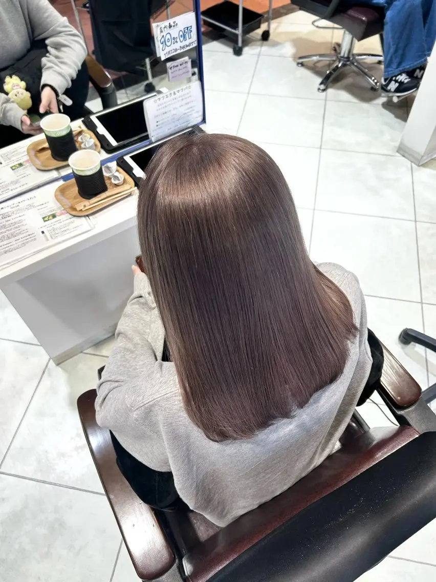 ダブルカラー＋トリートメントの写真
