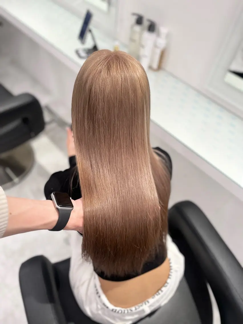 セミロング カラー ヘアアレンジ メンズ ヘアカラー トリートメント ♡ 𝐑𝐈𝐎♡のヘアスタイル