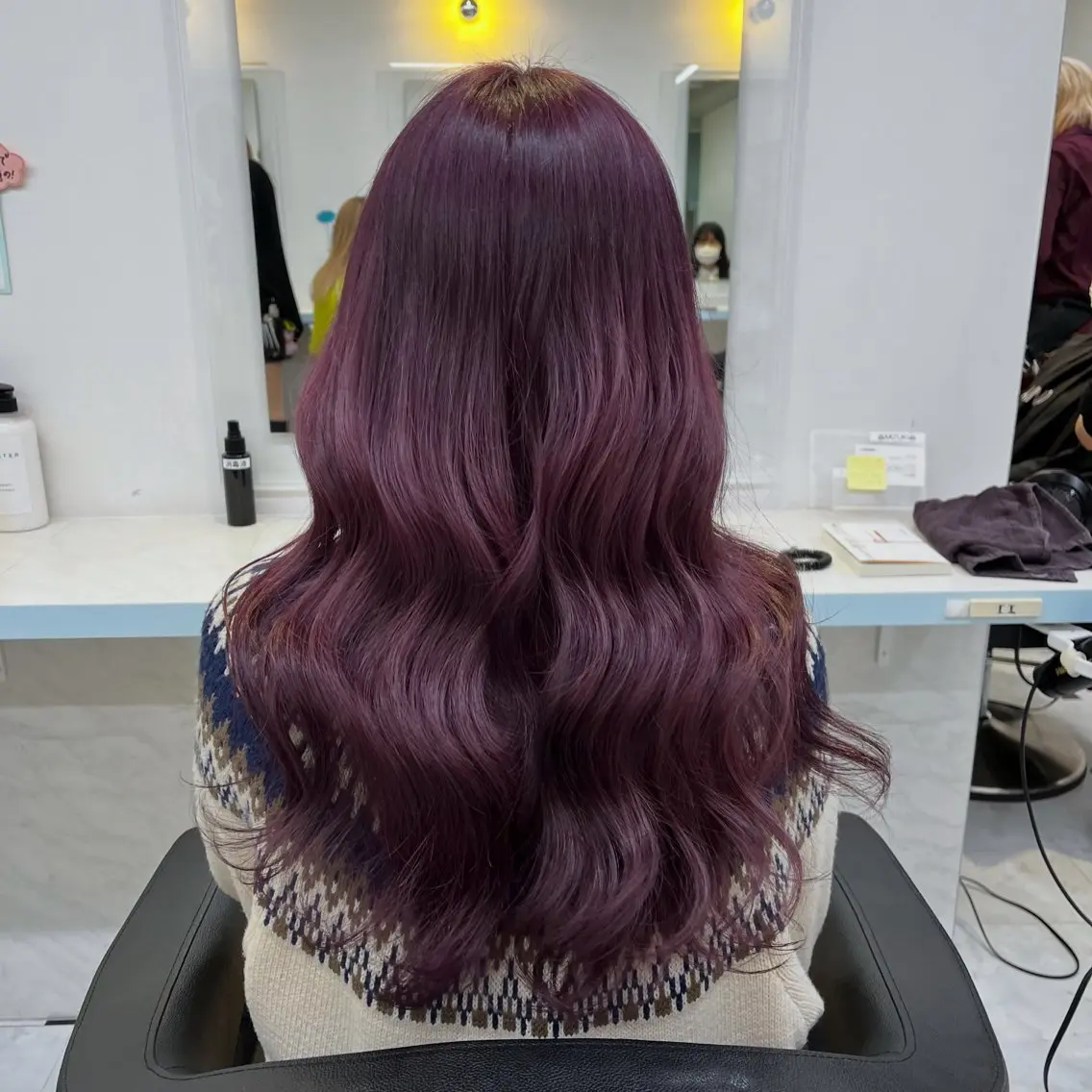 ロング カラー ヘアカラー トリートメント ブリーチカラー 🩵MIZUKIのヘアスタイル