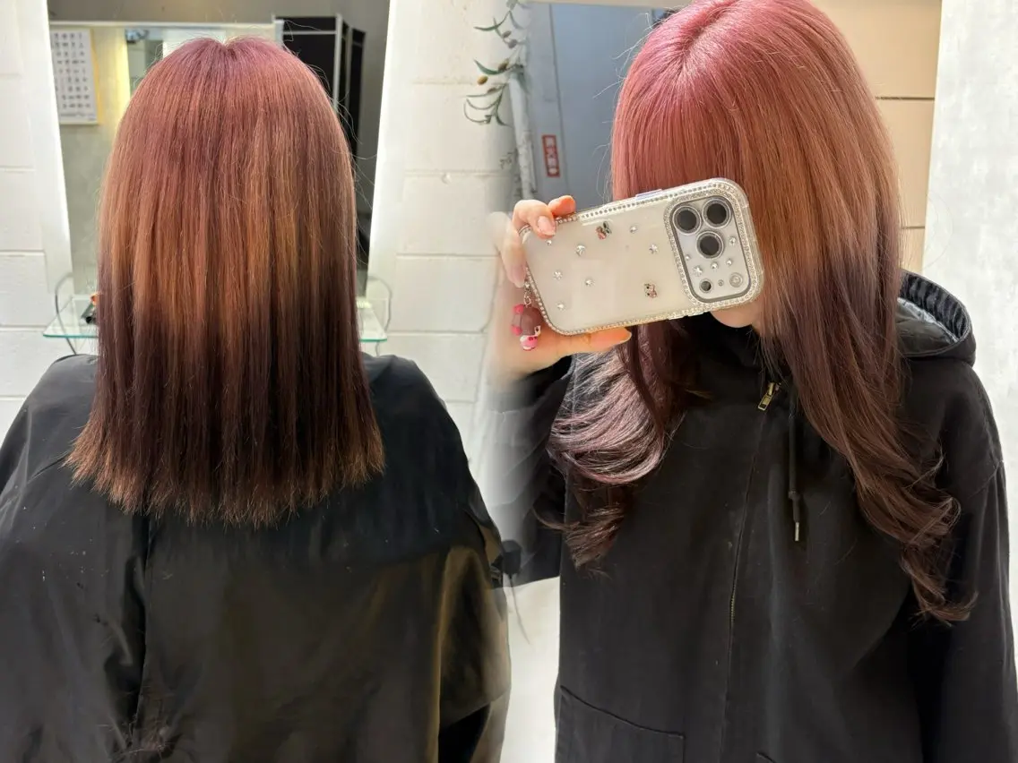 ロング エクステ ロング エクステ chic 有山 美瑠のヘアスタイル