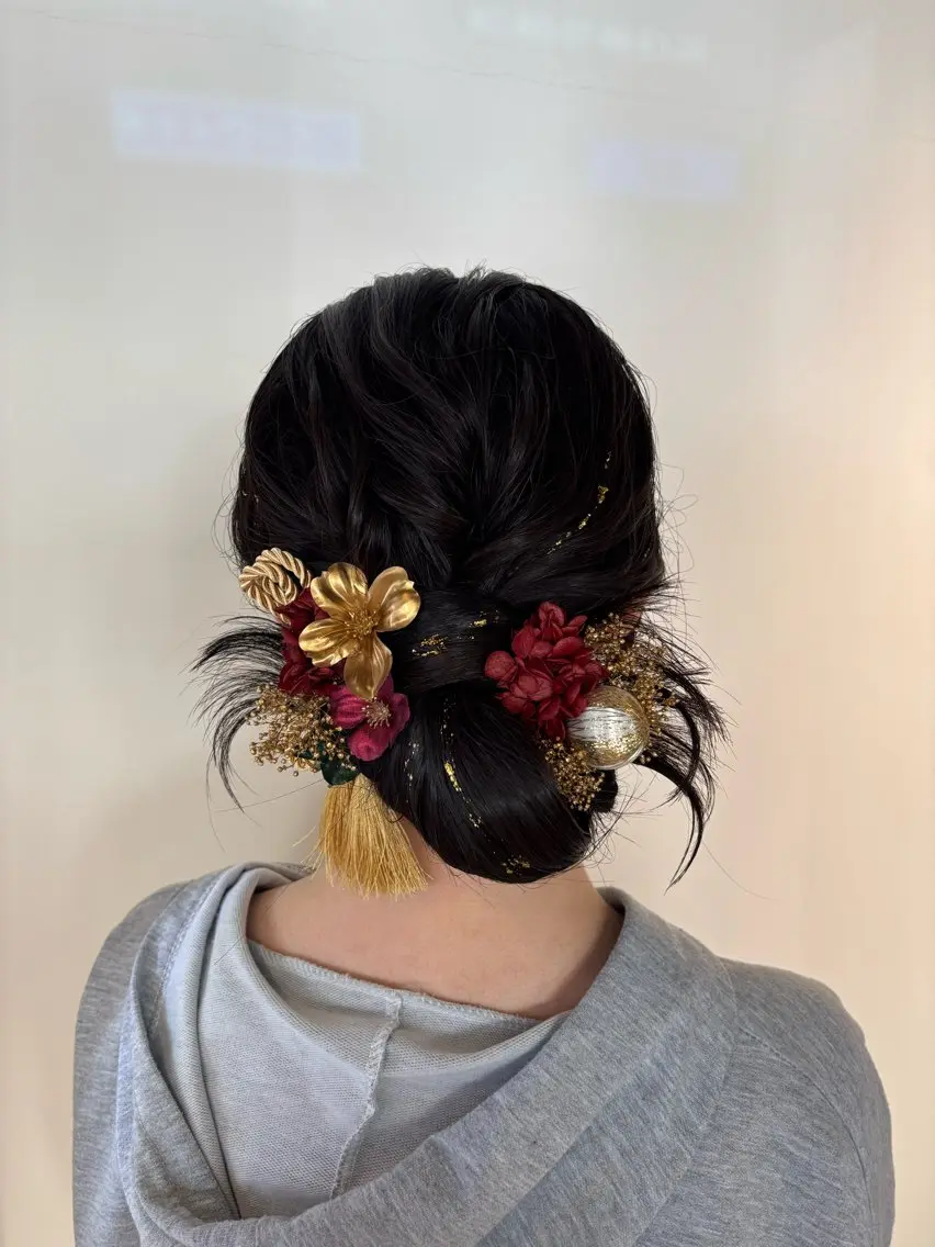 ヘアアレンジ 成人式 update Erinaのヘアスタイル