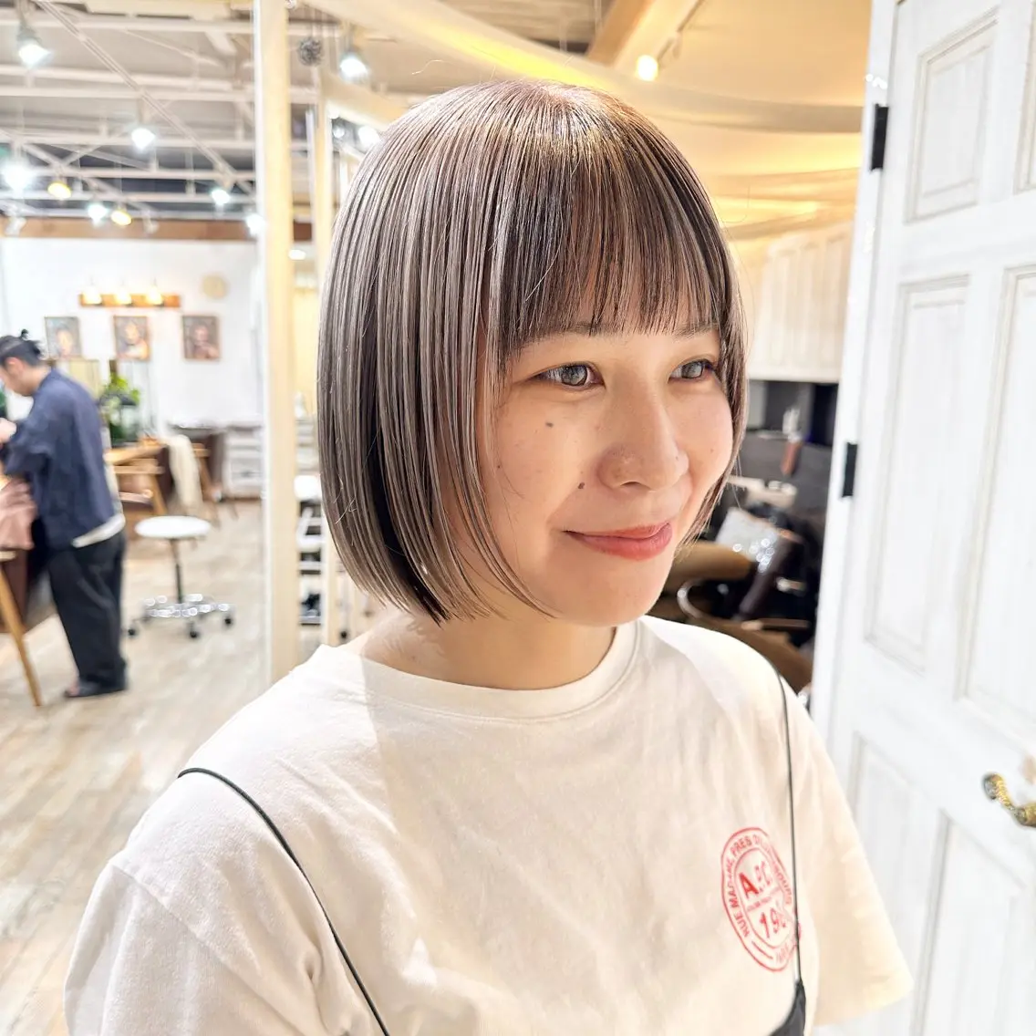 【3月ミニモ限定】似合わせカット+艶カラー+クイックトリートメント¥13,750→¥7,700の写真
