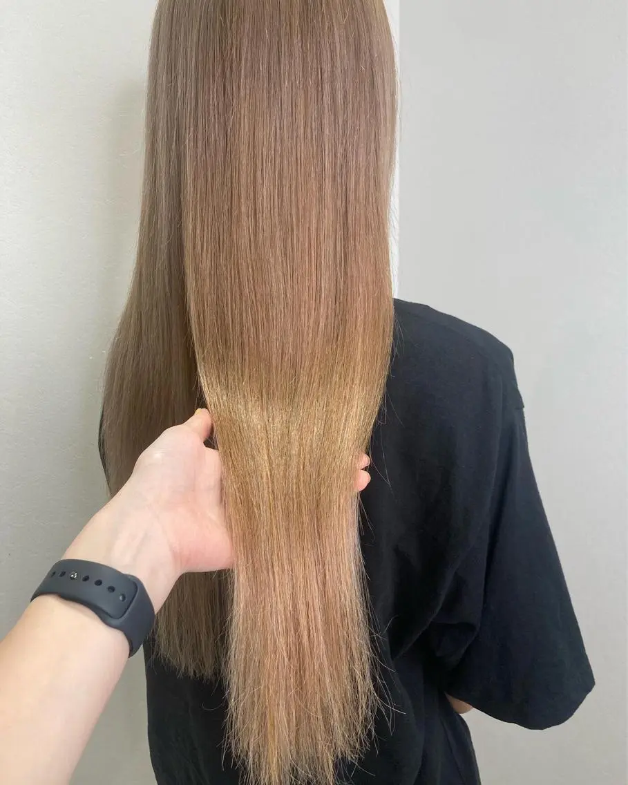 💓ダメージ減💓ダブルカラー(ケアブリーチ+ケアカラー)+前処理TR✨の写真
