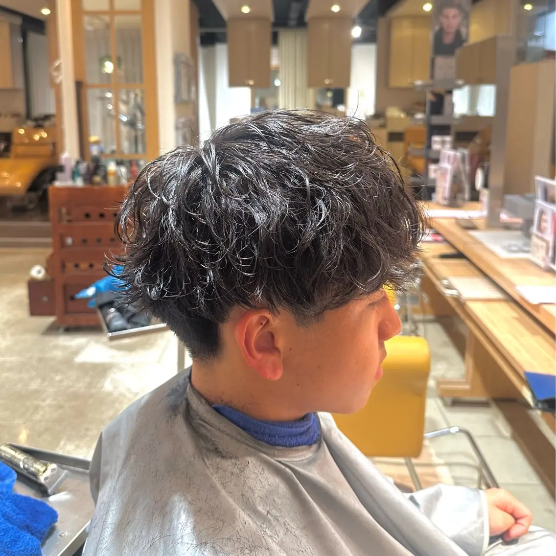 ショート パーマ メンズ メンズパーマ 田中 汰知のヘアスタイル