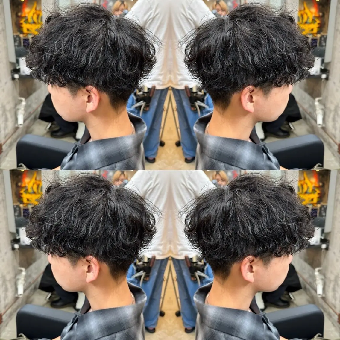 ショート パーマ メンズ 1ｍｍも妥協しない 圧倒的メンズカットのヘアスタイル