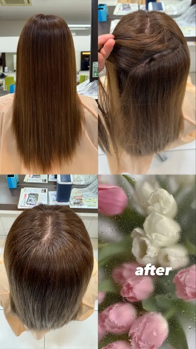カラー 小達 陽菜のヘアスタイル
