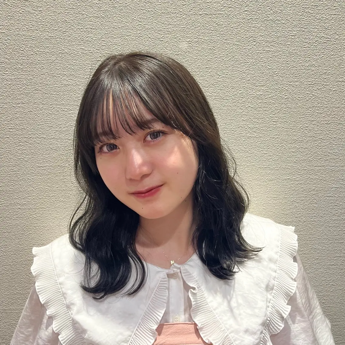 ミディアム カラー カット ヘアカラー トリートメント ♡ナナコ♡ レイヤー /ブリーチ/艶髪のヘアスタイル