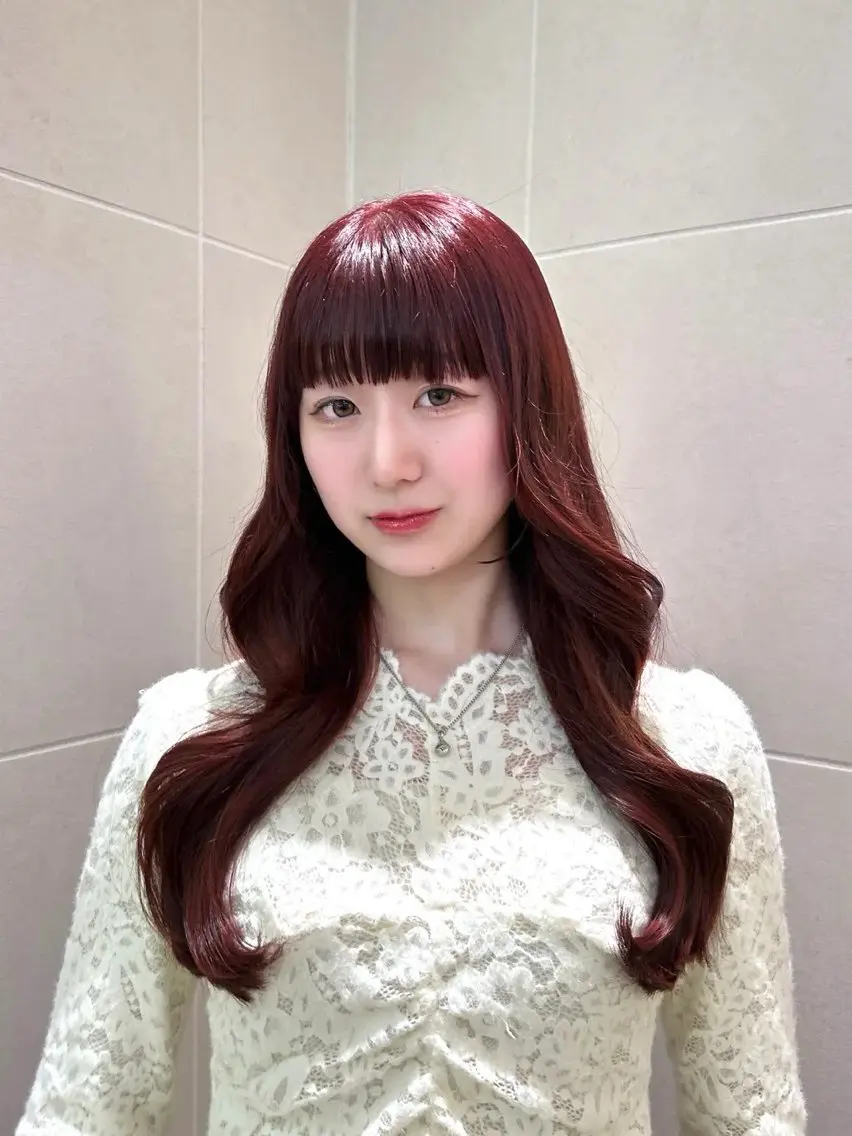 ロング sana 韓国ヘア🌿のヘアスタイル