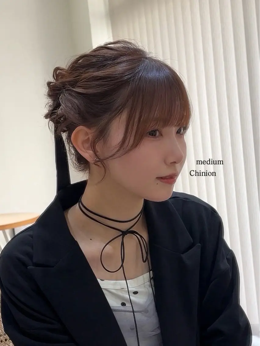 ミディアム ヘアアレンジ ハッシュカット 髪質改善 韓国風ヘア レイヤーカット 立川 🫧 ハッシュ ／レイヤーカット✨️のヘアスタイル