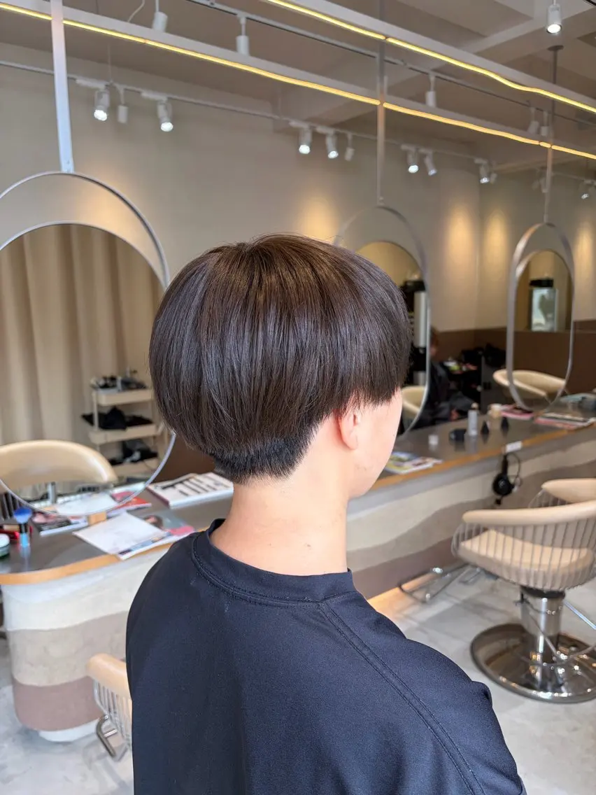 カラー ベージュカラー オリーブベージュ 赤羽根 周のヘアスタイル