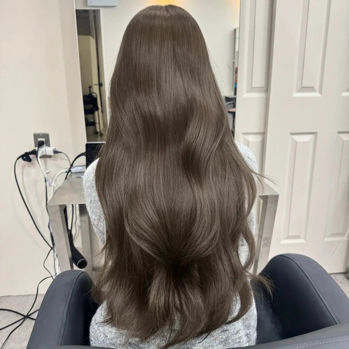 ロング カラー カット ヘアカラー トリートメント 🎀レイヤー×透明感 ×髪質改善🎀米田のヘアスタイル