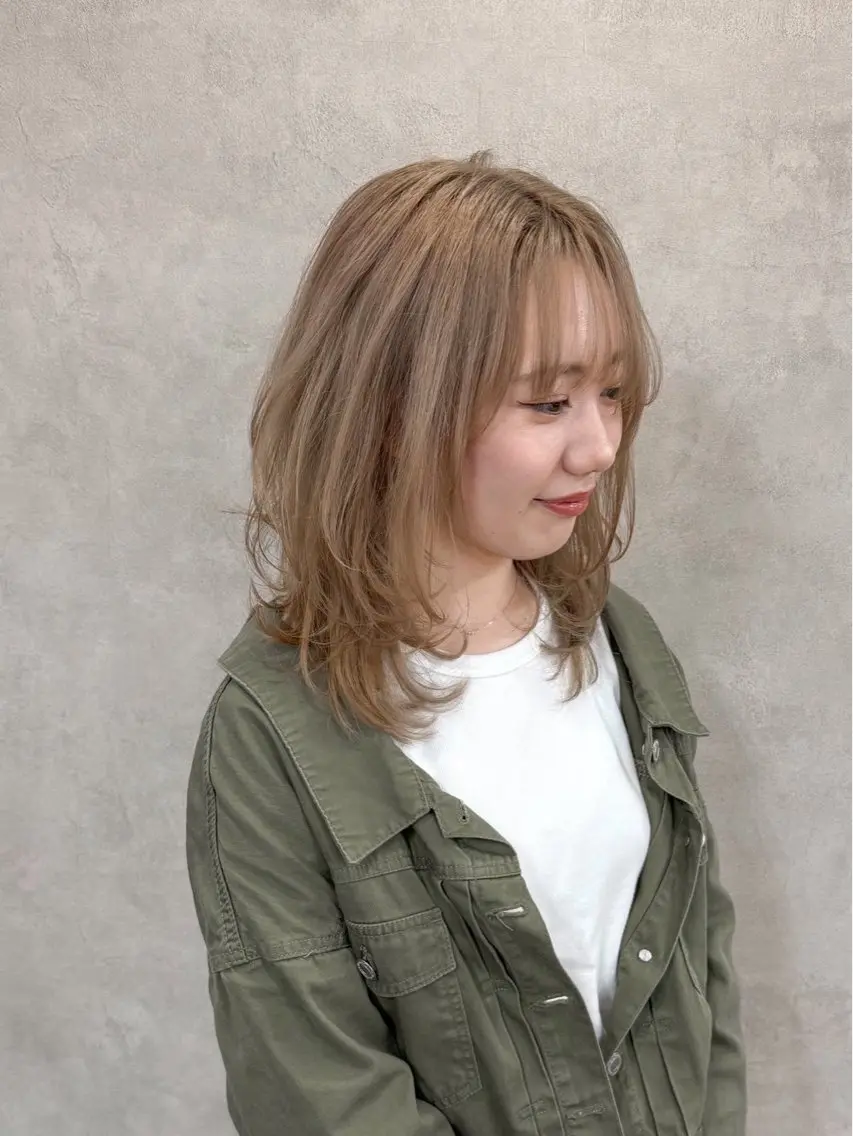 セミロング 🫧縮毛矯正 かとうよしき🫧のヘアスタイル