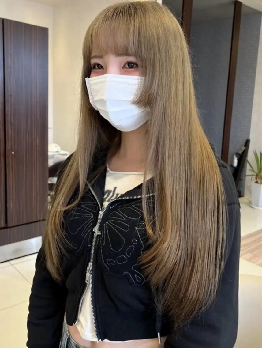 ロング カット 坂詰 空のヘアスタイル